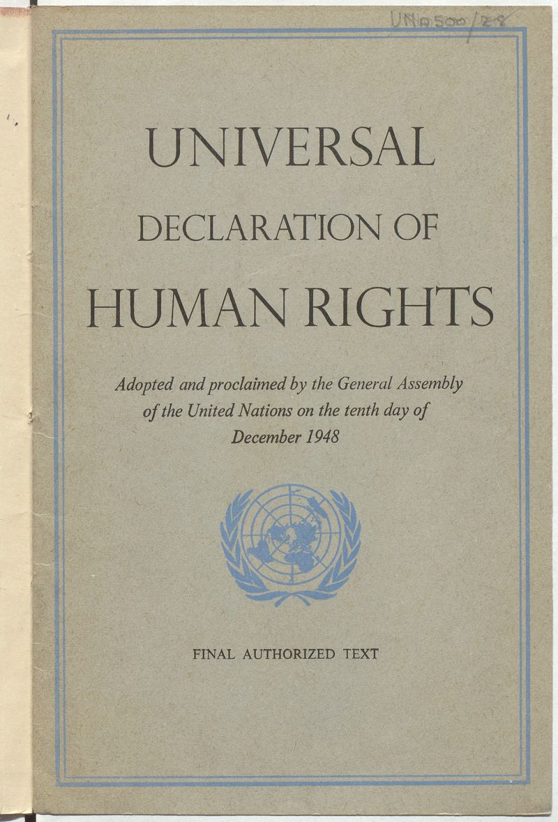 Universal declaration U-N-A